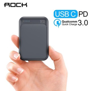 Sạc dự phòng ROCK Mini 10000mah(PD Sạc nhanh )