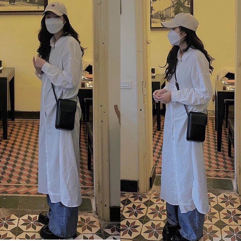 ĐẦM SƠ MI DÁNG DÀI CHẤT TƠ PHÁP