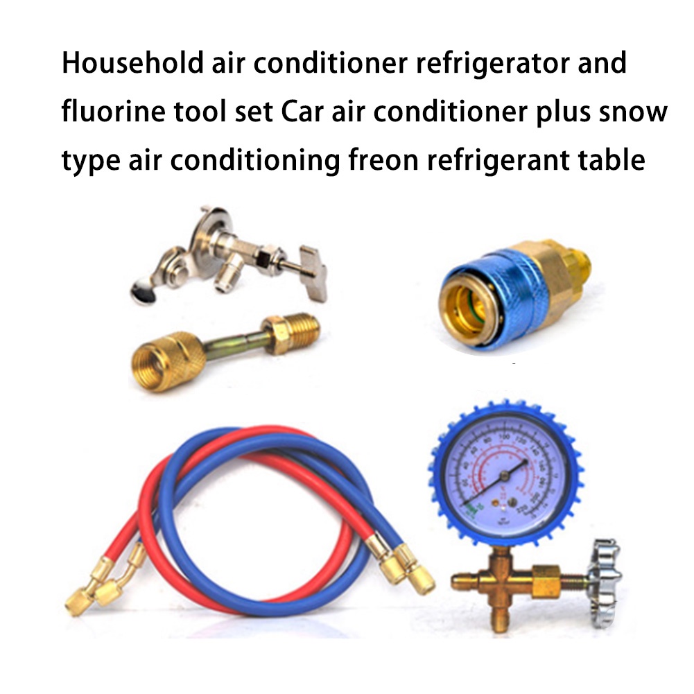 Đồng Hồ Đo Khí Lạnh R22 R134A R410 R600 Cho Máy Lạnh Xe Hơi