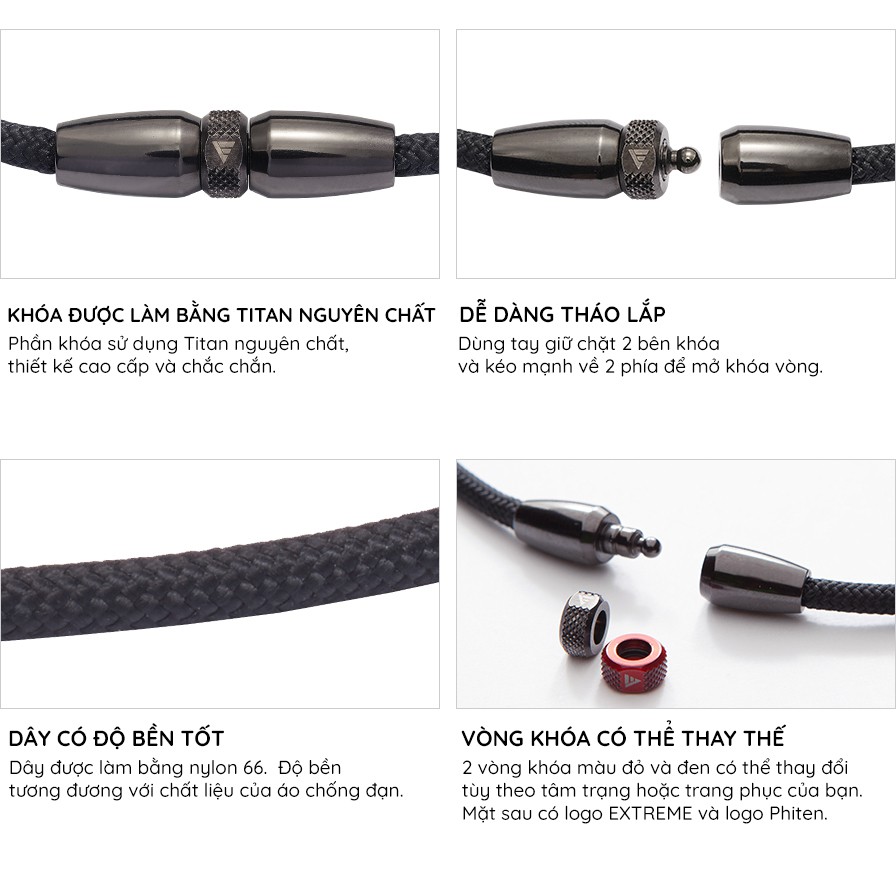 Vòng Cổ Phiten Extreme Knurling - Phiten Rakuwa Extreme Knurling