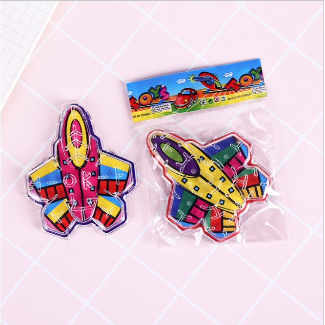 Đồ Chơi Trẻ Em Mê Cung Lăn Bi Hình Máy Bay Khóe Léo Thú Vị