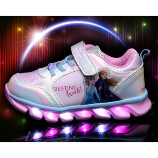 Giày phát sáng cho bé gái công chúa Elsa siêu nhẹ đi học, đi chơi