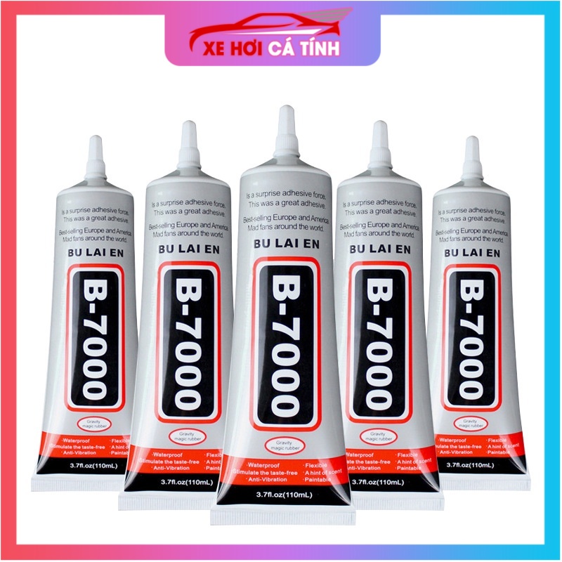 Keo B7000 silicol epoxy trong suốt chuyên dụng gắn gioăng kính, dán màn hình điện thoại màn hình, nắp lưng ốp vỏ