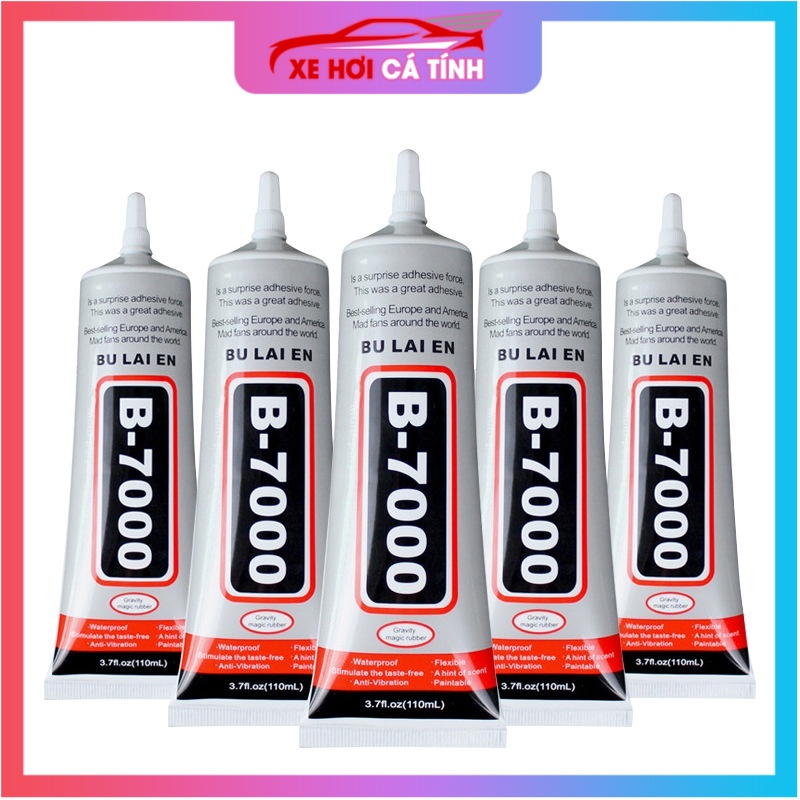 Keo B7000 silicol epoxy trong suốt chuyên dụng gắn gioăng kính, dán màn hình điện thoại màn hình, nắp lưng ốp vỏ