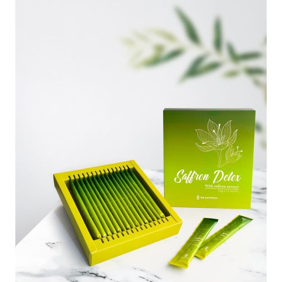 [MÃ GIẢM 15%: MEXICS15] Thạch Giảm Cân Thải Độc Đốt Mỡ Saffron Detox An Toàn Sức Khỏe Từ Trà Saffron 80 Rau Củ Brazil | BigBuy360 - bigbuy360.vn