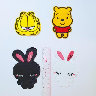 Sticker vải gấu thỏ dễ thương