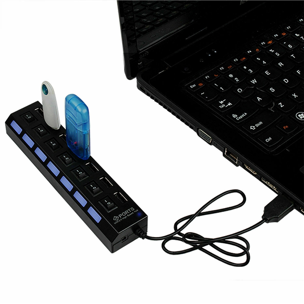 Bộ Chia 7 Cổng Usb Cho Pc / Laptop