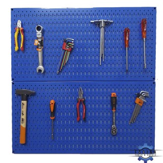 Tấm lưới đôi Pegboard màu xanh treo tường FABINA - 2 tấm
