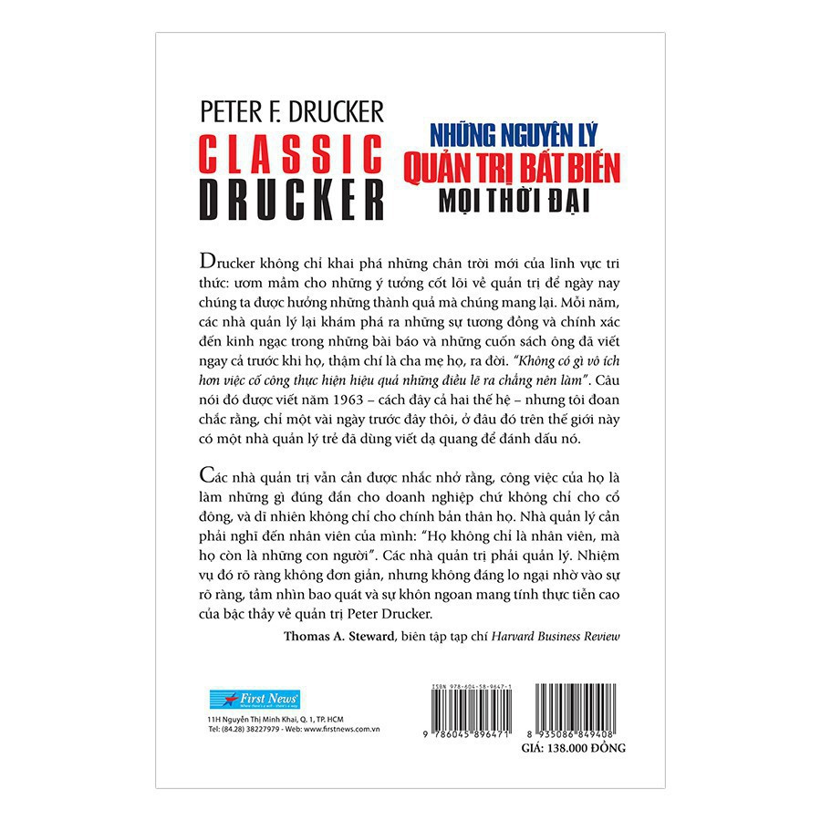 Sách - Những Nguyên Lý Quản Trị Bất Biến Mọi Thời Đại [First News] | BigBuy360 - bigbuy360.vn