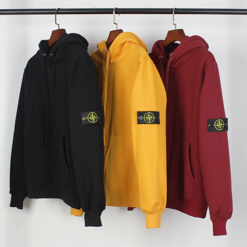 Áo Khoác Hoodie Chui Cổ Điển Phổ Biến * Stone & Island * *