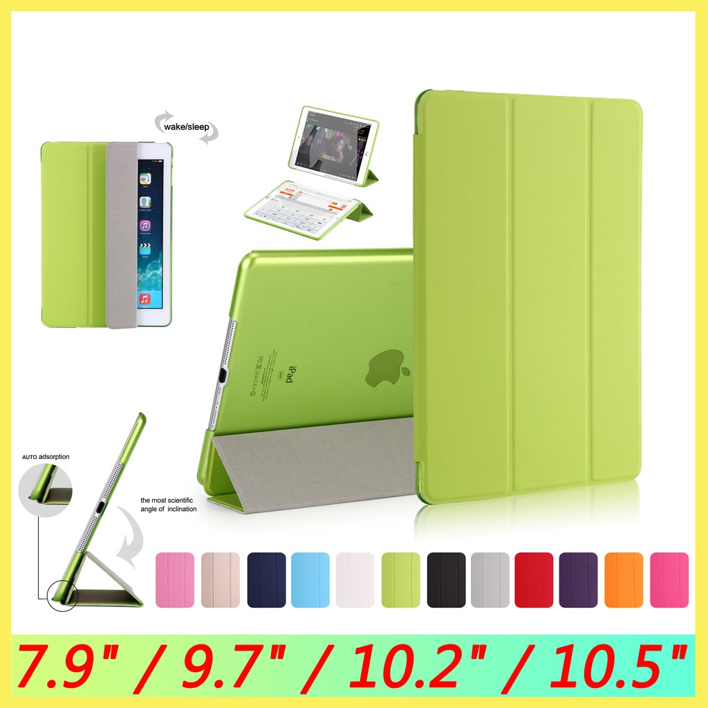 Vỏ mới cho iPad 2/3/4 mini 1/2/3/4/5 Đánh thức giấc ngủ thông minh Bao da PU Bao da ipad air 2/1 | BigBuy360 - bigbuy360.vn