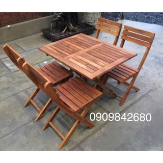 Bàn ghế quán nhậu 60x80x60