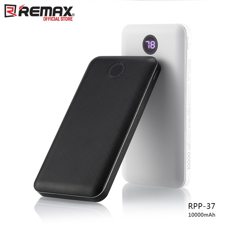 [Mã BMBAU50 giảm 7% tối đa 50K đơn 99K] Pin dự phòng Remax RPP-37 Energy Eye 10000mAh Hỗ trợ sạc nhanh 3.0A