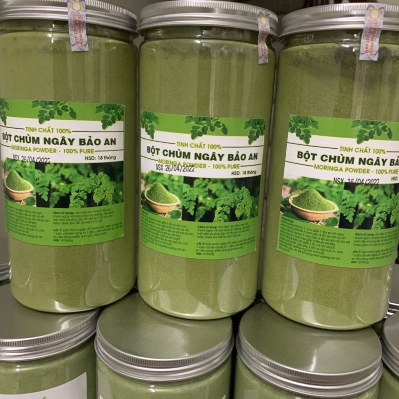Bột chùm ngây đẹp da tốt cho sức khoẻ hộp 500g