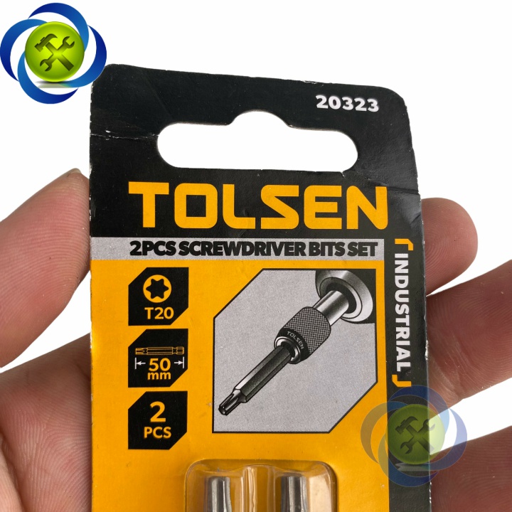 Mũi vít sao T20 Tolsen 20323 (vỉ 2 mũi ) x 50mm