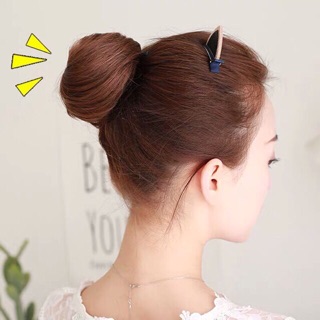 Tóc búi củ tỏi xinh xắn