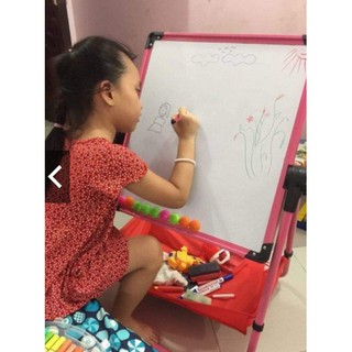 [Shopee giá rẻ] Bàn học kiêm bảng vẽ 2 mặt cho bé