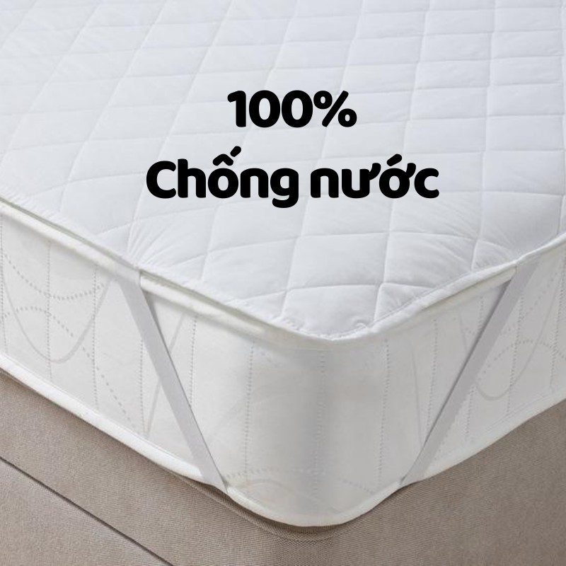 Tấm Lót chống thấm bảo vệ đệm 100% chống nước, mềm mịn, thoáng mát, an toàn cho da nhạy cảm