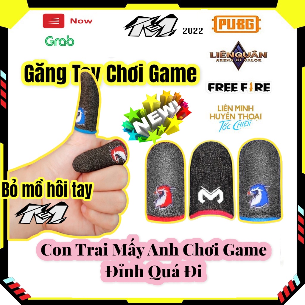 Găng tay cảm ứng đeo ngón tay chơi game chuyên dụng, bao tay chơi game memo, chơi game ff, liên quân mobile, pubg,......