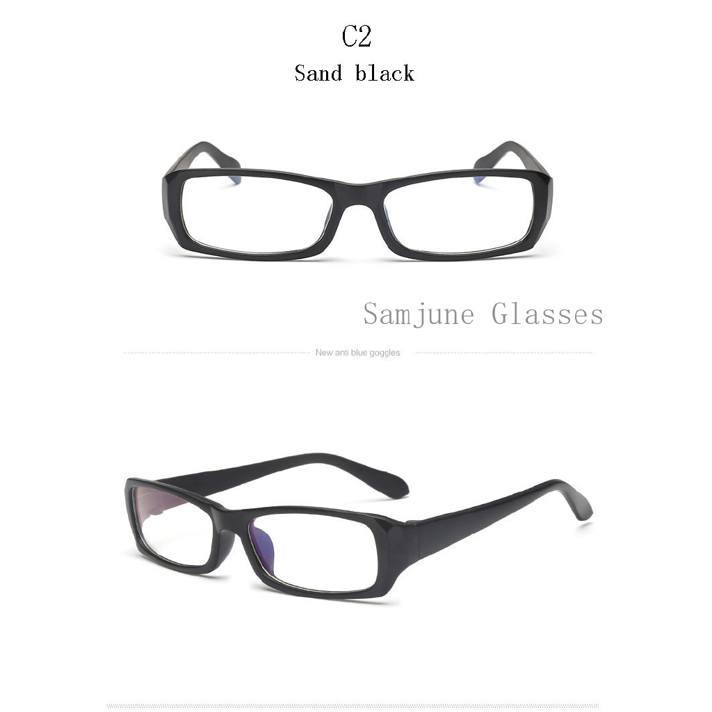Mắt Kính  Samjune 21007 Chống Ánh Sáng Xanh Trong Suốt Dành Cho Nam Nữ