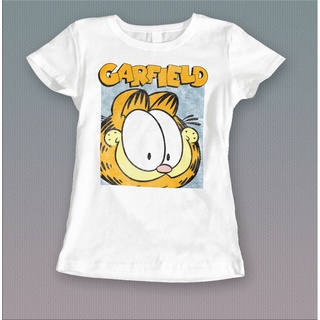 Áo thun tay ngắn P9 Garfield hàng đầu thoáng khí phong cách Châu Âu hàng mới\n