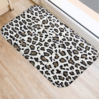 Thảm lót cửa chùi chân họa tiết da báo 40*60cm 48256