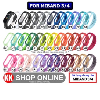 Dây đeo cao su thay thế cho Xiaomi Miband 3 Xiaomi Miband 4 chất lượng cao