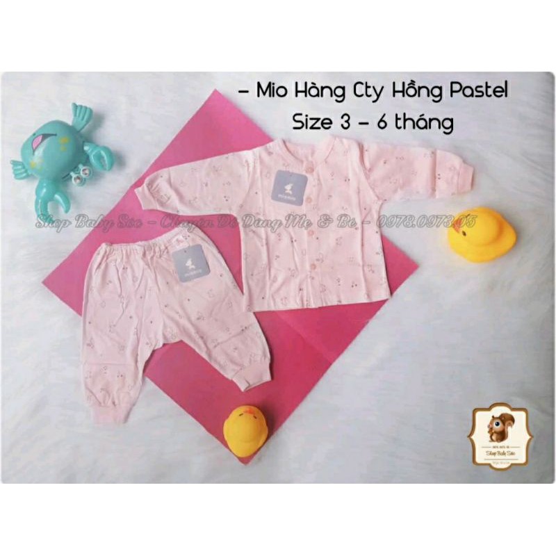 Set quần áo tay dài cho trẻ sơ sinh ( 0-6 tháng) -