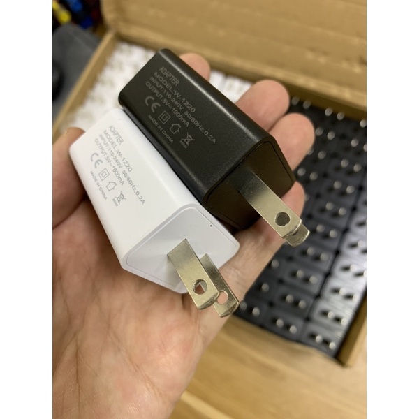 Củ sạc 5V-1A cho thiết bị cầm tay, máy tăm nước, đèn pin...- Hàng cao cấp, bảo hành 12 tháng