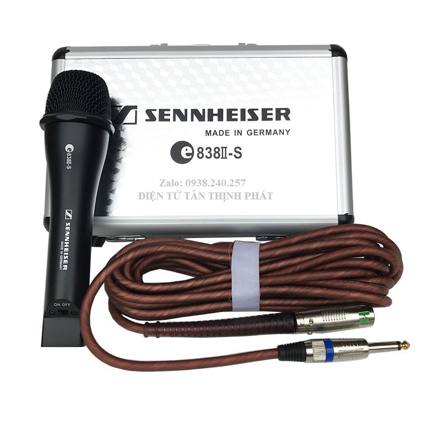 Micro có dây Sennheiser E 838II-S dùng cho karaoke, giảng dạy