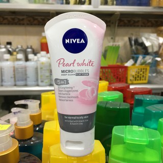 Sữa Rửa Mặt Nivea Khoáng Chất Trắng Da & Giúp mờ vết thâm mụn - 50g