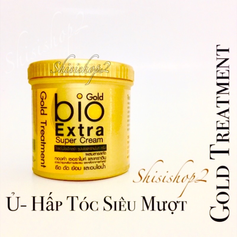 Ủ Tóc Siêu Mượt BIO EXTRA GOLG TREATMENT 500ml Thái Lan Lưu Hương Trên 48 tiếng