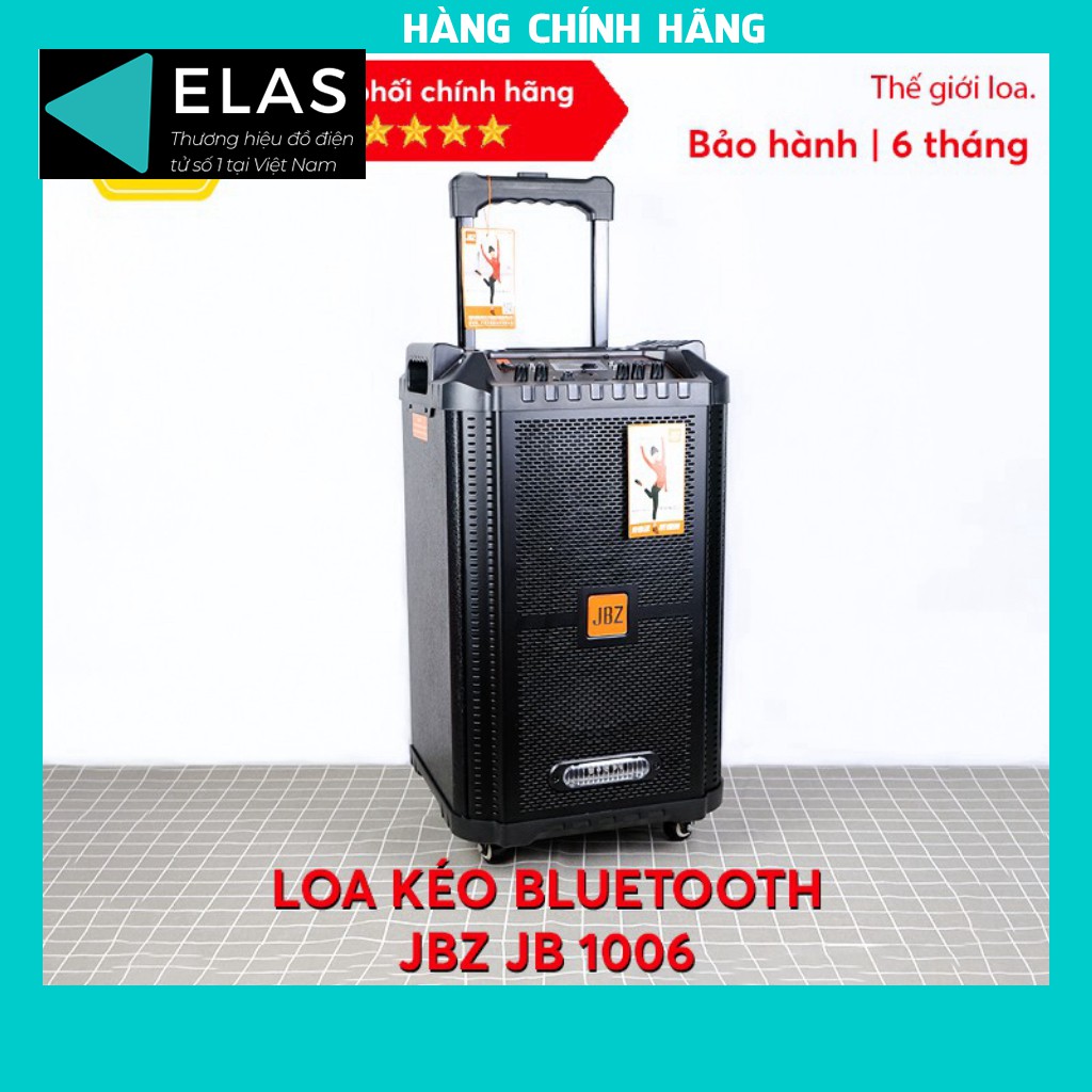 Loa Kéo Bluetooth1006M -Tặng kèm 2 mic, 4-6h sử dụng liên tục, 3 Tấc Công suất 250W, Bảo hành 6 tháng