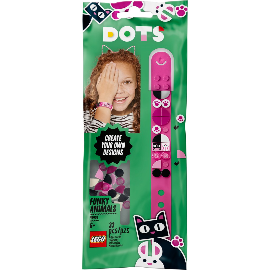 41901 LEGO Dots - Funky Animals Bracelet - Vòng đeo tay yêu thương thú cưng
