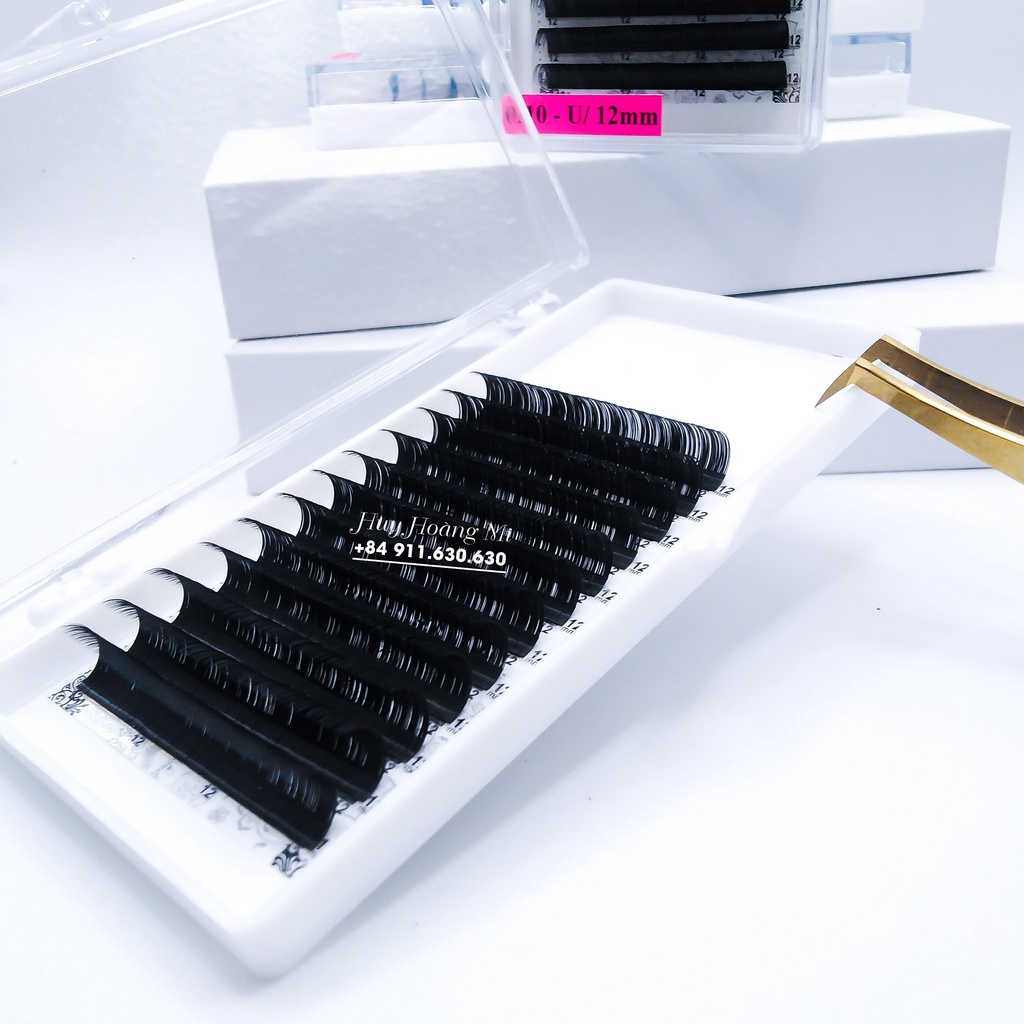 Mi Khay Độ Cong U Dày 0.05- 007- 0.10- 0.12- 0.15_Mi Khay Silk Hàn Dụng cụ nối mi_ Mi fan_Huy Hoàng Mi