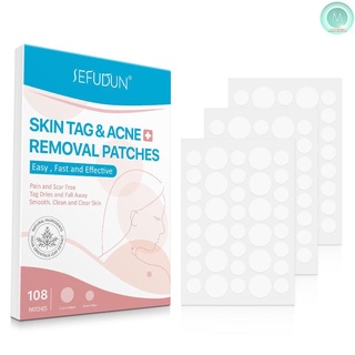 Set 108 miếng dán hỗ trợ giảm mụn sefudun hiệu quả w0722