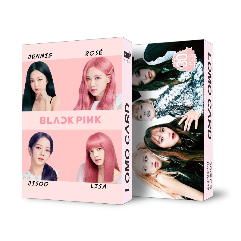 Hộp 30 thẻ ảnh Lomo card Blackpink
