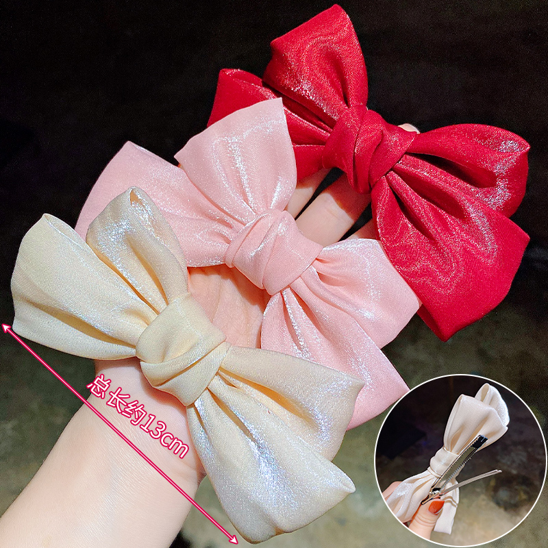 Kẹp Tóc Nơ Đôi Nhiều Màu Tự Chọn Cho Bé Gái