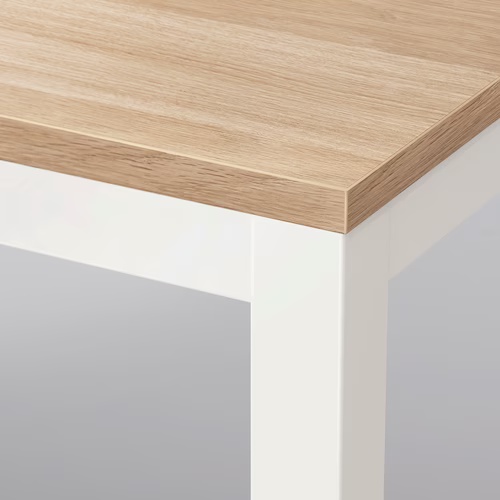 BỘ BÀN VÀ 2 GHẾ FLIKEN IKEA - MÀU SỒI / TRẮNG 80x75 cm