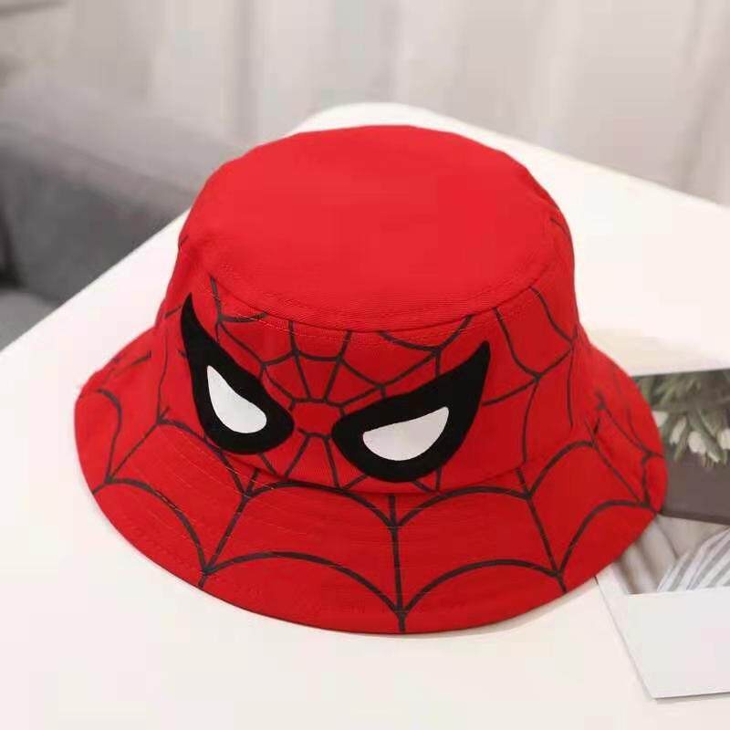Mũ trẻ em dễ thương Spiderman Mũ trẻ em Mũ che nắng Mũ trẻ em ngoài trời