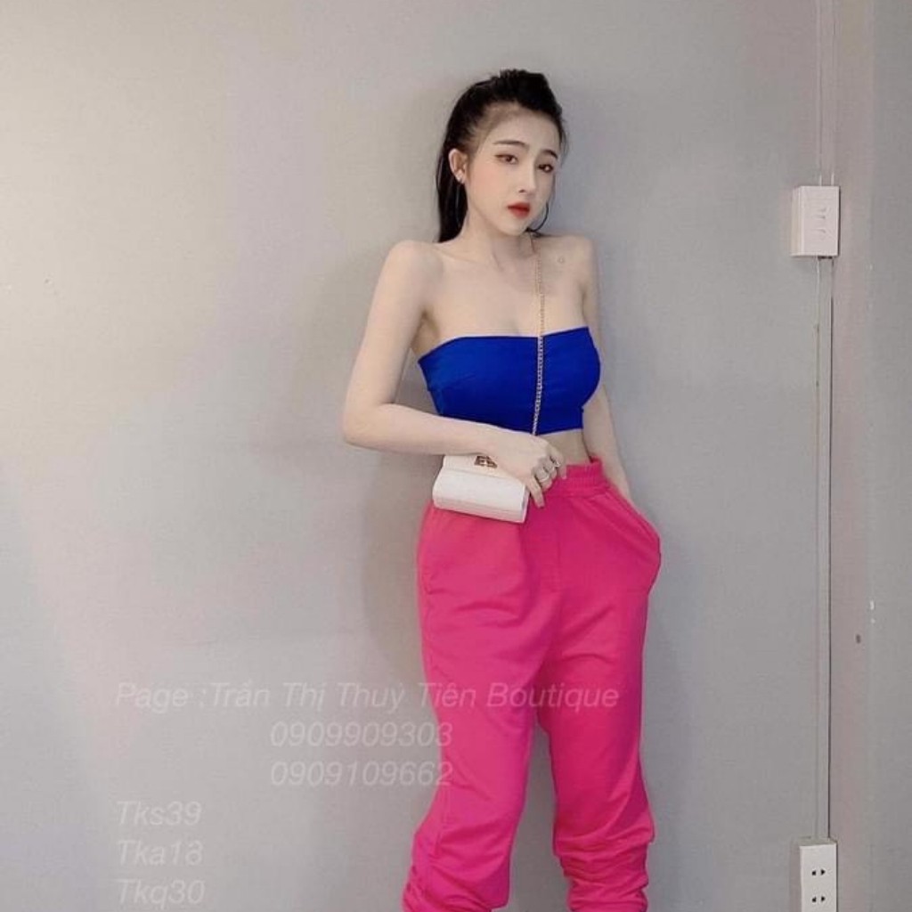 Áo Ống Croptop _ Chất Lụa Mỏng Mịn, Thoáng Mát, 4 Màu Siêu Hot