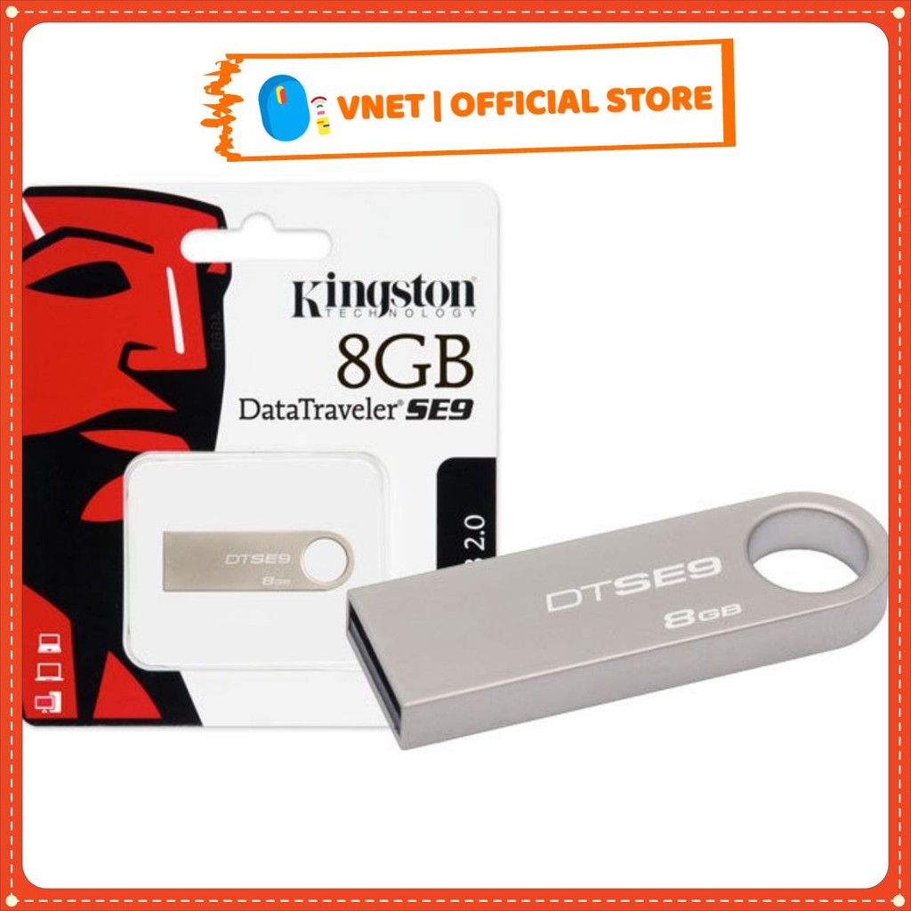 [Loại 1] USB Kingston 8GB cao cấp (Giao ngẫu nhiên)
