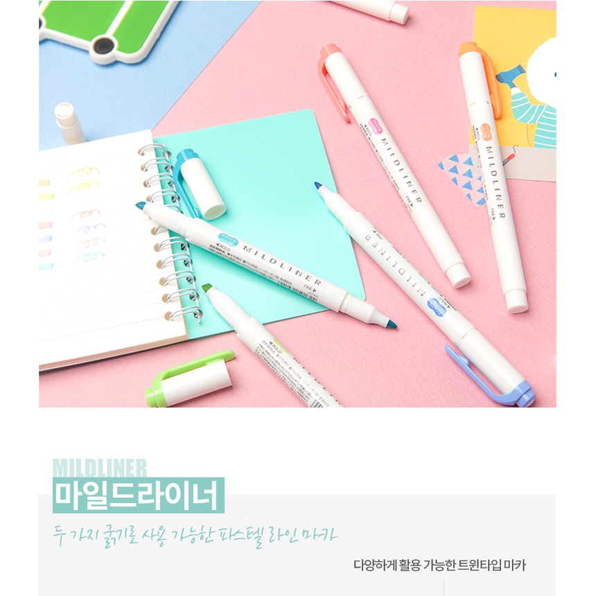 Bút Đánh Dấu 2 Đầu ARTBOX Hàn Quốc Màu Xanh Lá Cây