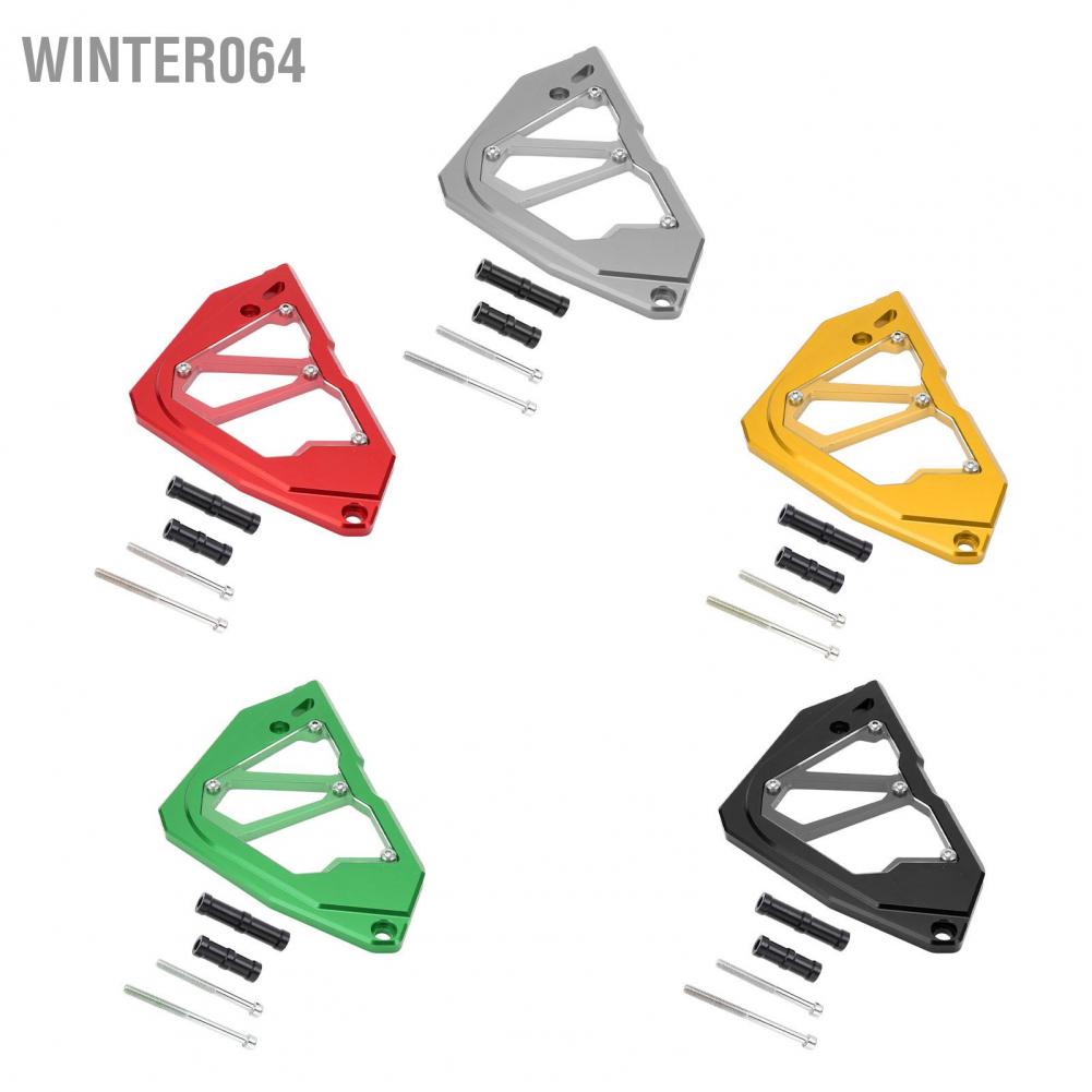 vỏ đĩa xích phía trước Nắp nhông trước bằng hợp kim nhôm CNC Thay thế bảo vệ xích động cơ cho Z250 Z300 Ninja 250 300 2013‑2017 Winter064