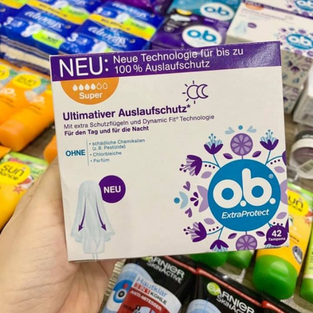 Băng vệ sinh Tampon OB mẫu mới nhiều loại, Hàng Đức - Shop Lavenic