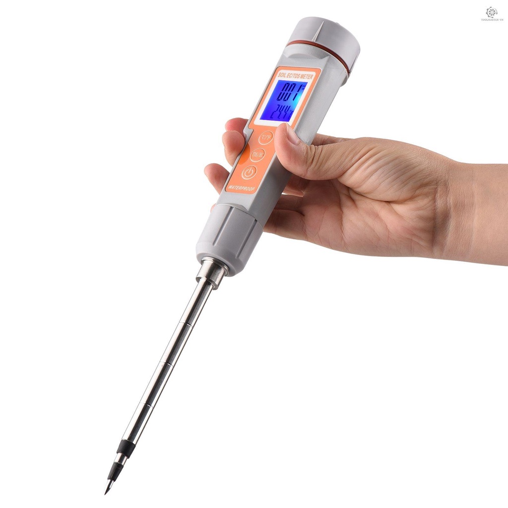 Máy Đo Độ Ph Đất Kỹ Thuật Số EC/ TDS/ Có Màn Hình Đèn Nền Đa Năng 3 Trong 1 Tiện Dụng