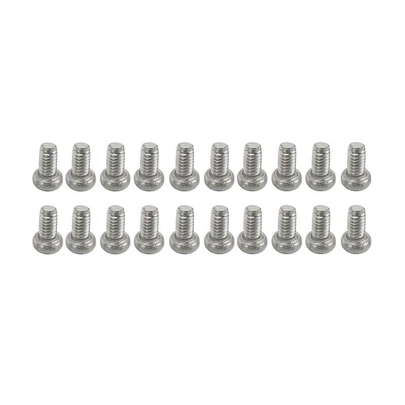 Bộ 60 Ốc Vít Đầu Tròn Bằng Thép Không Gỉ 304 M2 x 4mm