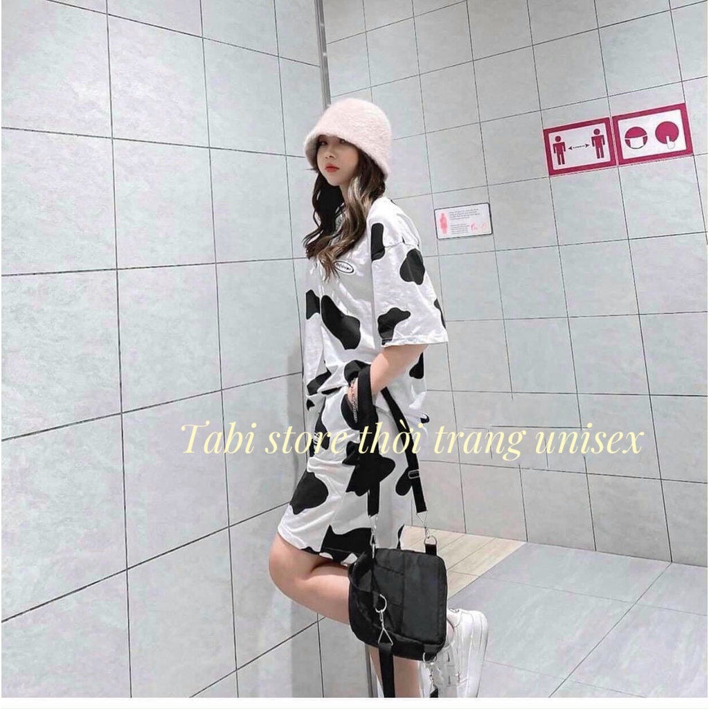 Set bộ dáng rộng dưới 70kg tabistore - Set đùi bò sữa Logo