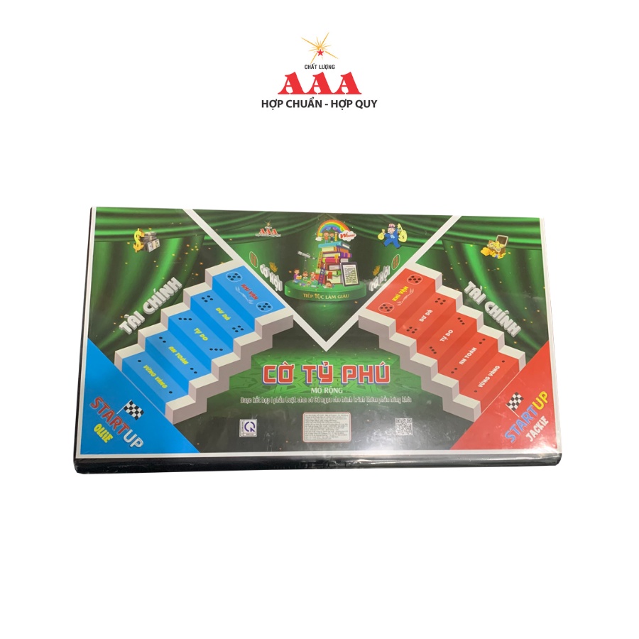 Boardgame cờ tỷ phú LIÊN HIỆP THÀNH chính hãng, phiên bản mở rộng, Trò chơi thẻ bài vui nhộn trí tuệ