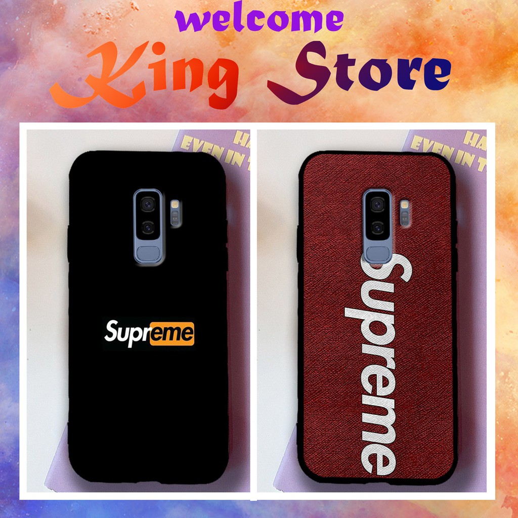 Ốp lưng Samsung S8/S8 Plus/S9/S9 Plus in hình Logo ŠUPŔĘMĔ siêu đáng yêu, độc, lạ_KINGSTORE.HN_Ốp SS S8/S8P/S9/S9P